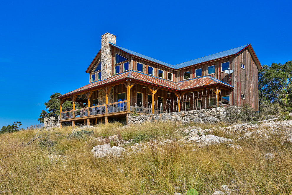 Comfort Ranch Rustic Exterior Austin by GJ Gardner Homes