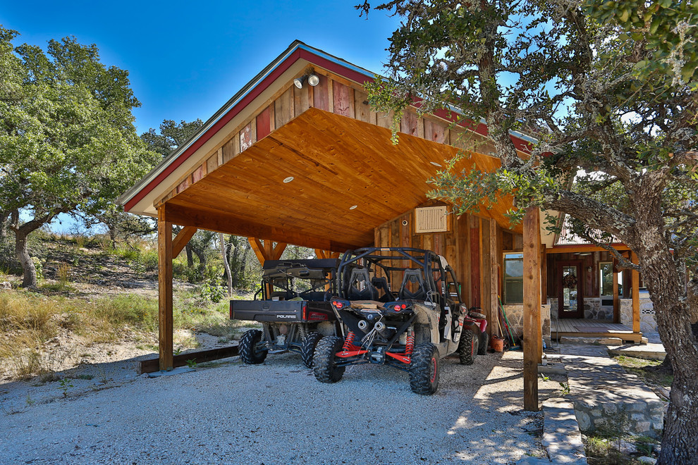 Comfort Ranch Rustic Exterior Austin by GJ Gardner Homes