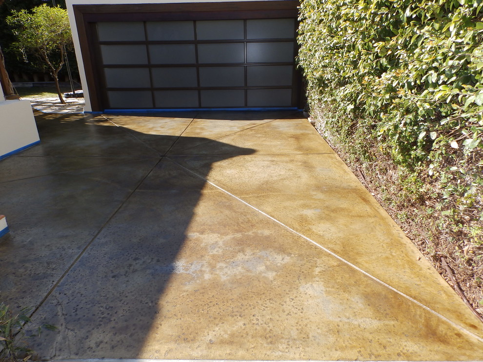 Concrete Patio Staining Rustic Exterior Los Angeles by Tile & Stone Pro Houzz