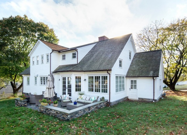 Connecticut Ranch Expansion - Traditional - House Exterior - New York ...