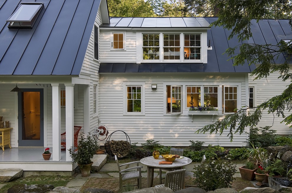 Inspiration for a timeless exterior home remodel in Burlington