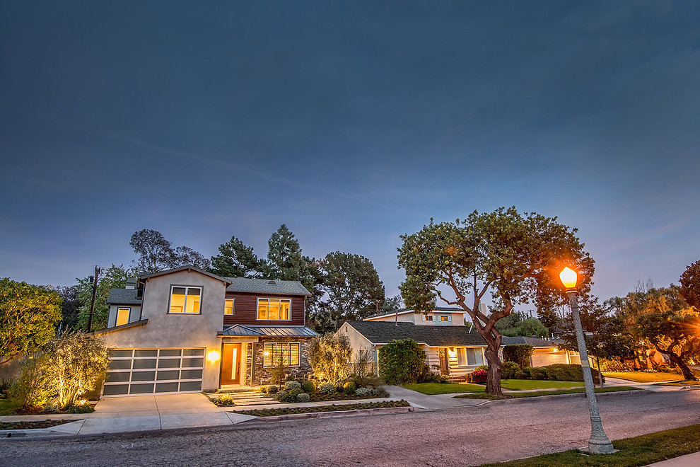 Contemporary Custom Home in Cheviot Hills, CA Contemporary Exterior