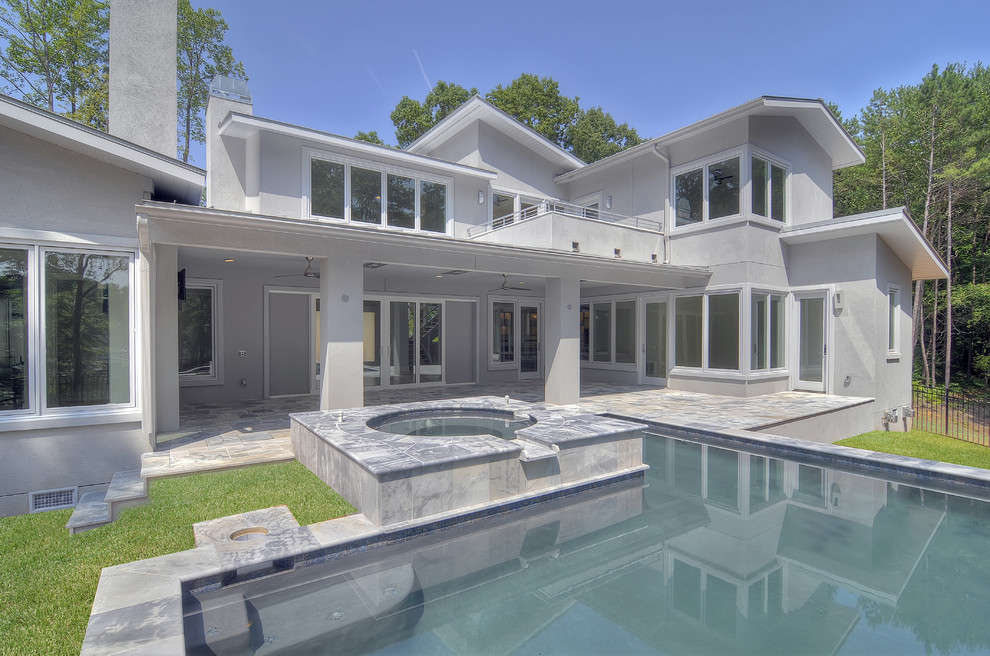 Contemporary Custom Home Contemporary Exterior Charlotte by