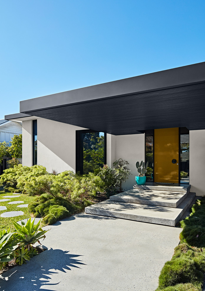 This is an example of a modern house exterior in Melbourne.