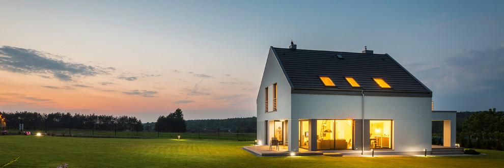 Стильный дизайн: маленький дом в современном стиле для на участке и в саду - последний тренд