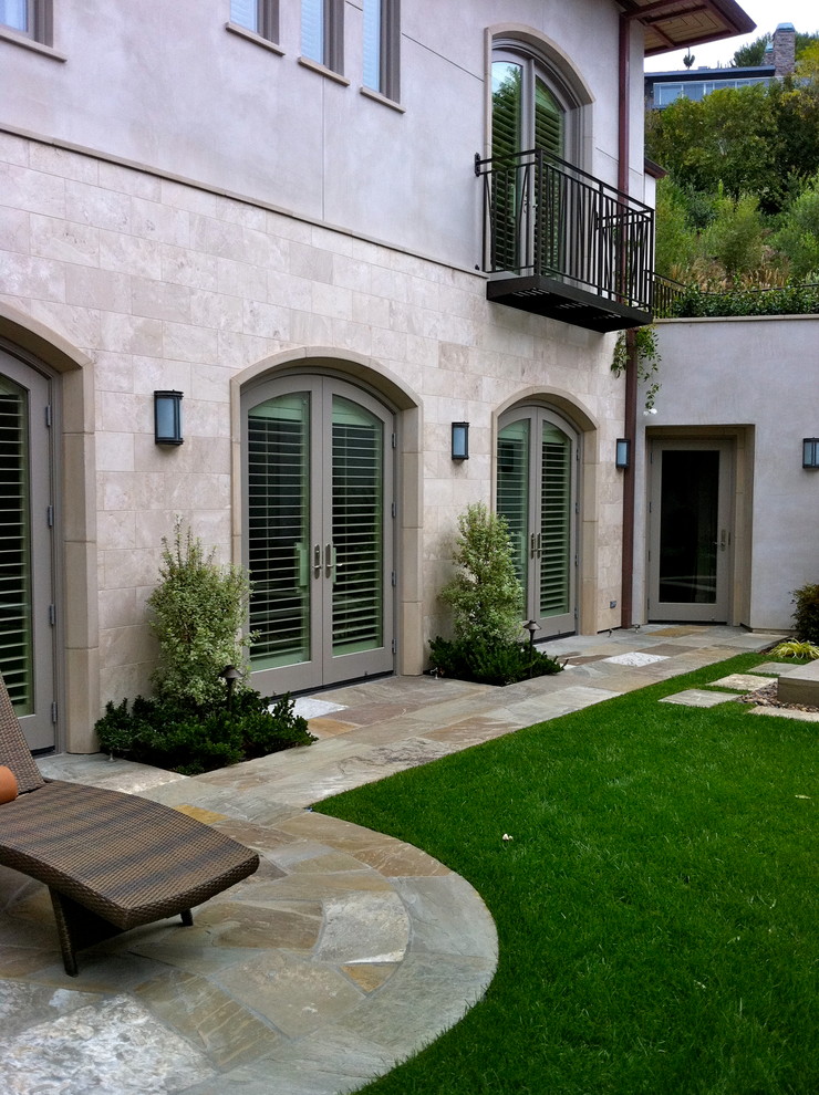 Contemporary La Jolla landscape architecture, courtyard, pool