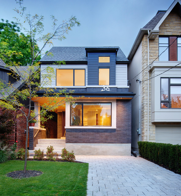 Contemporary North Toronto Custom Home Contemporary Exterior