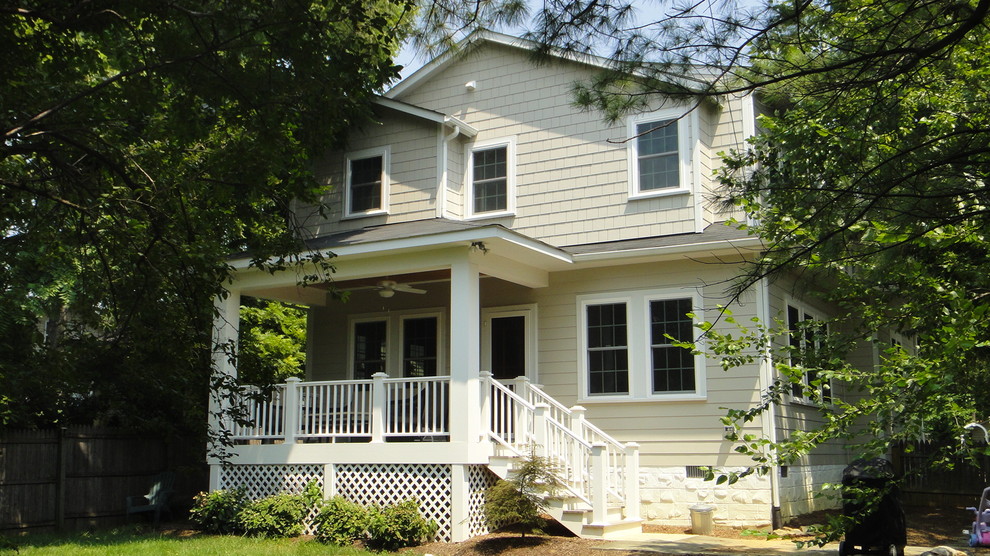 Example of a classic exterior home design in DC Metro