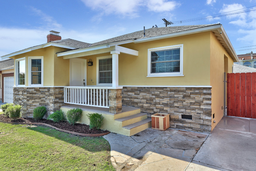 Coolidge Ave, Los Angeles Transitional Exterior Los Angeles by