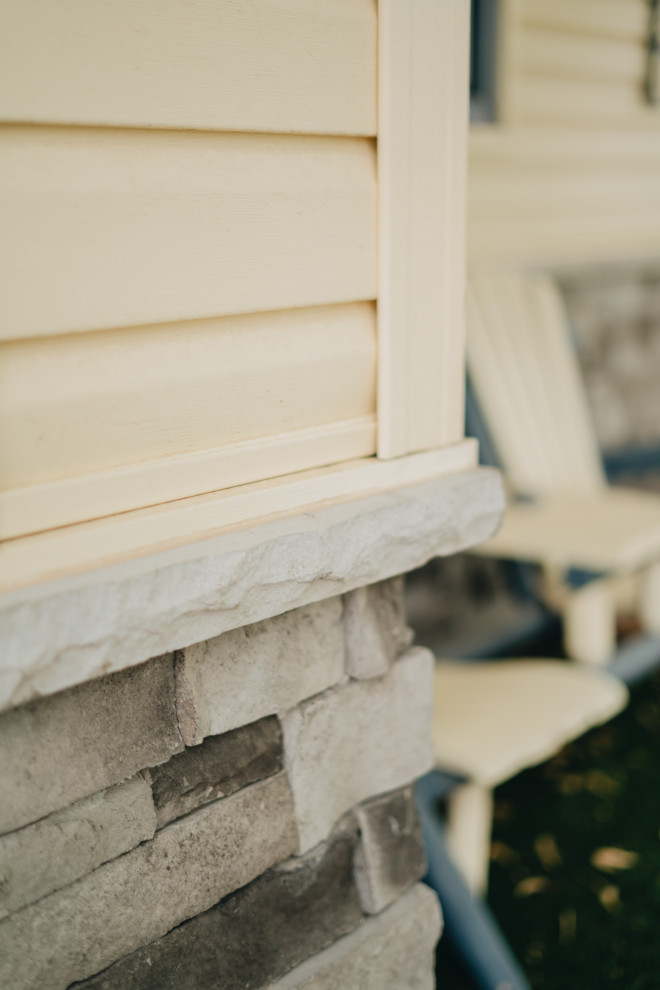 Corner Lot Home, Seamless Siding from All Angles House Exterior