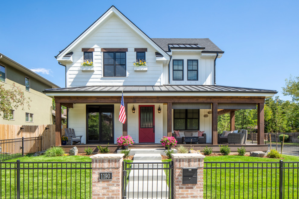 Cory Merrill Farmhouse Exterior Denver by Austin Signature Homes Houzz