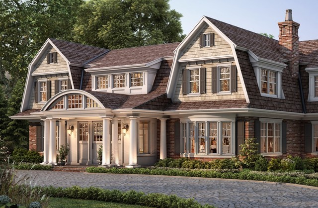 Country Estate - Shingle Style Home - Traditional ...
