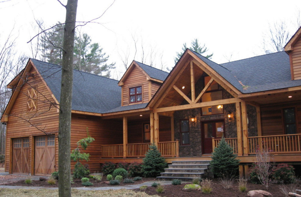Country Home in Chapin Estates, Bethel, N.Y. Craftsman Exterior