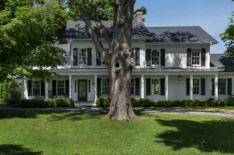 Country Lane Home Traditional Exterior New York by Crisp