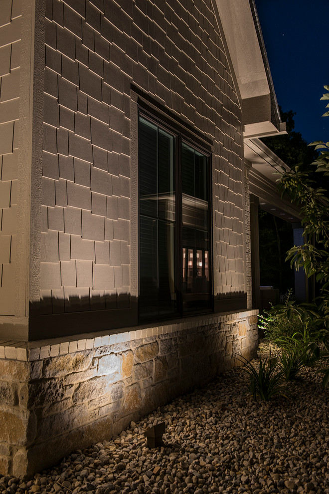 Country ranch home Transitional Exterior Indianapolis by