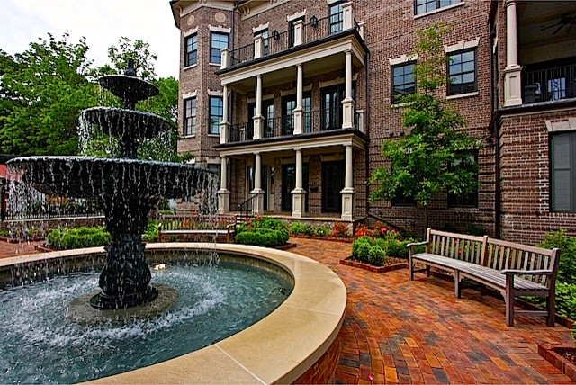 Courtyard View Traditional Exterior Nashville by