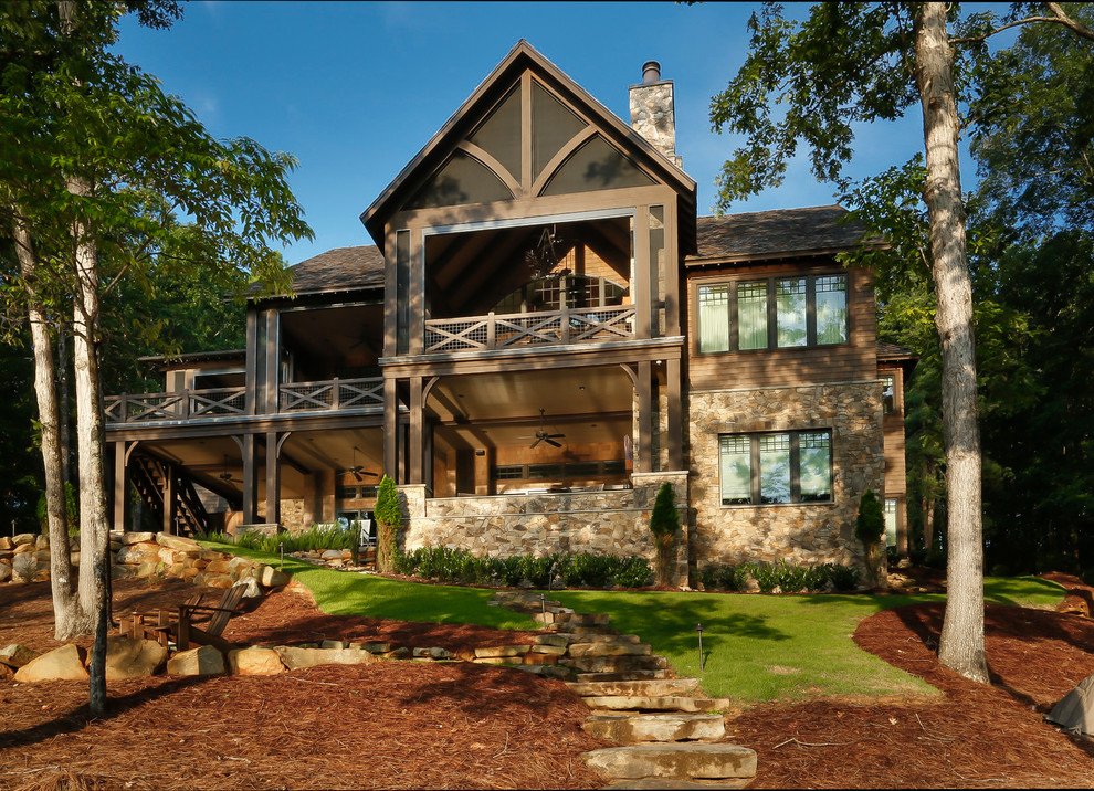 CoveLake Keowee Beach Style Exterior Atlanta by Phillips