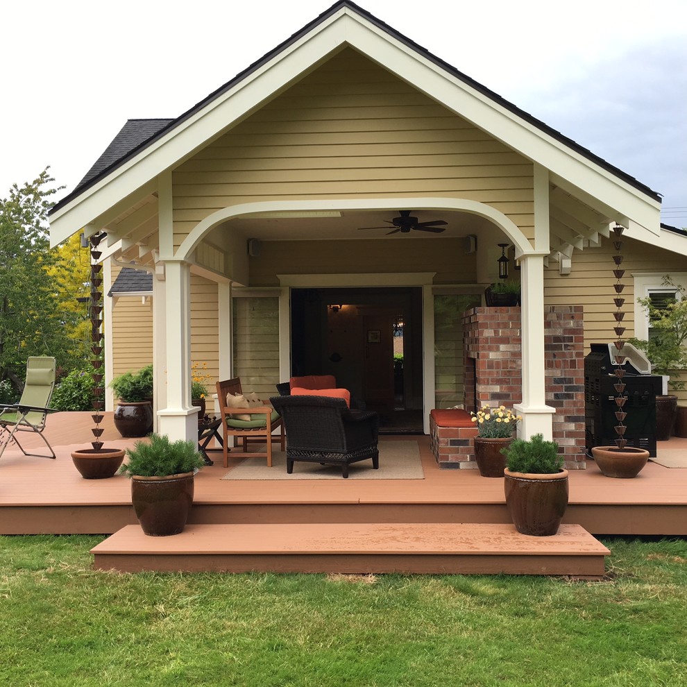 Covered Porch Addition - Craftsman - Exterior - Seattle - by Peg Cox ...