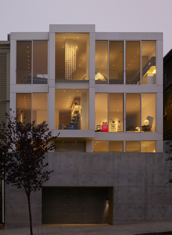 Modern house exterior in San Francisco.
