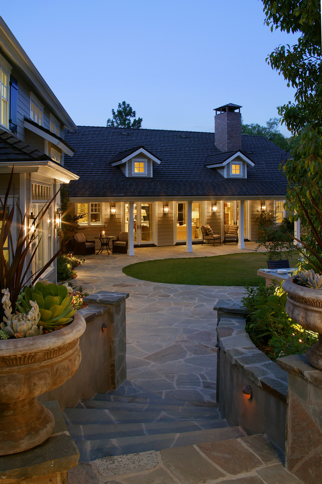 Cowan Heights 1 Farmhouse Exterior Orange County by Stratos