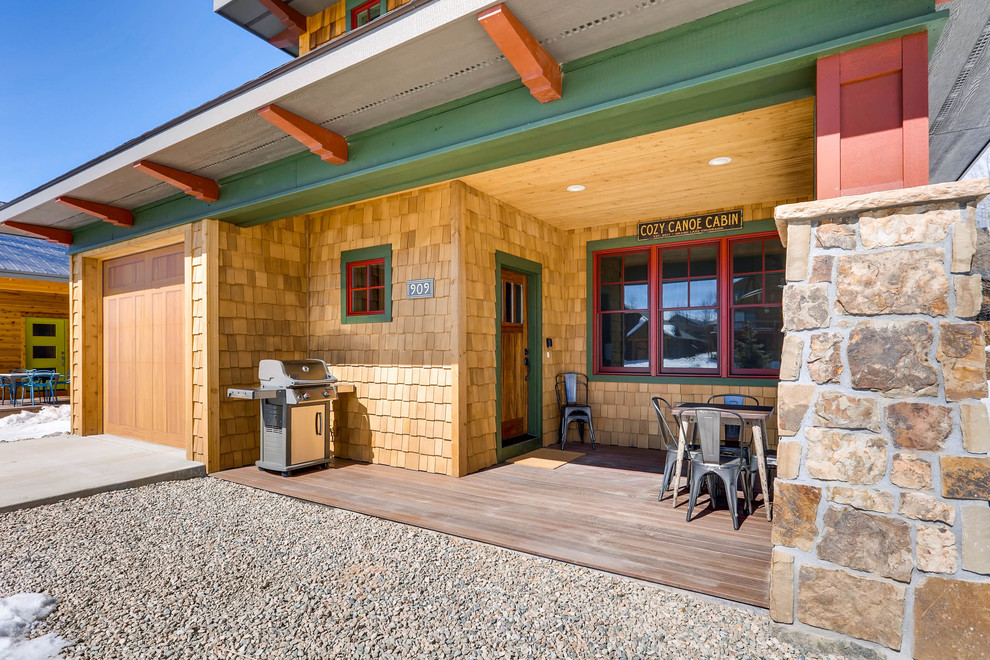 Cozy Canoe Cabin Craftsman Exterior Denver by Cabin