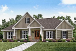 Craftsman House Plan 041-00145 - Craftsman - Exterior - by America's