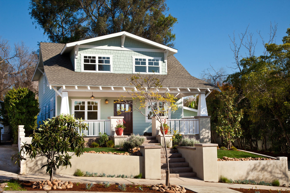 Inspiration for a timeless exterior home remodel in San Diego