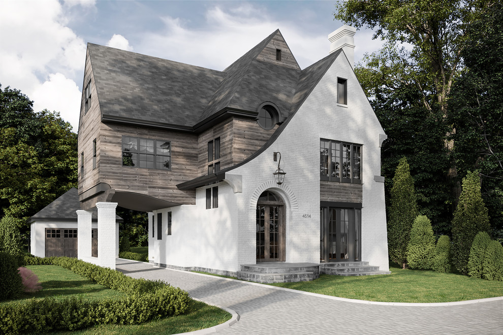 Cramer Pond Homes Exterior Charlotte by Mermans Architecture