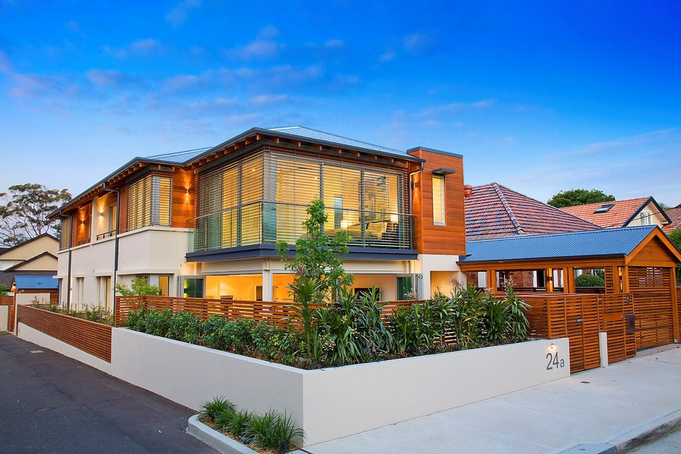 Cremorne Duplex Contemporary Exterior Sydney by KELA Building