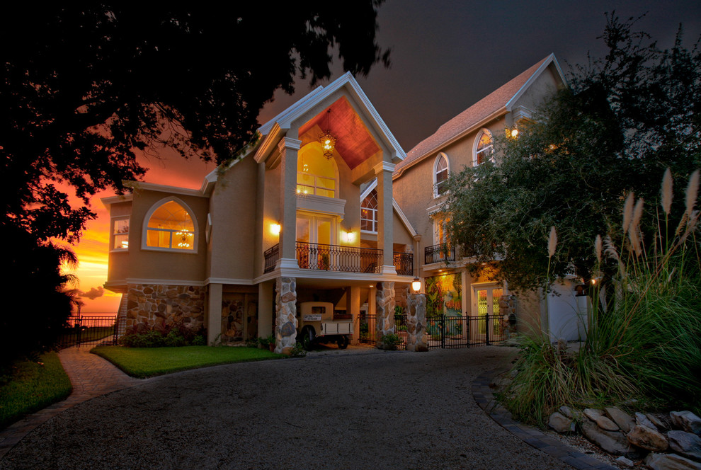 Crystal Beach Custom Home Beach Style Exterior Tampa by