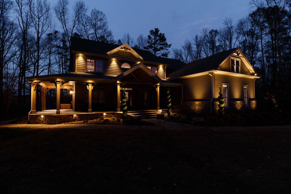 Cumming, GA House Lighting Project 5 Transitional Exterior