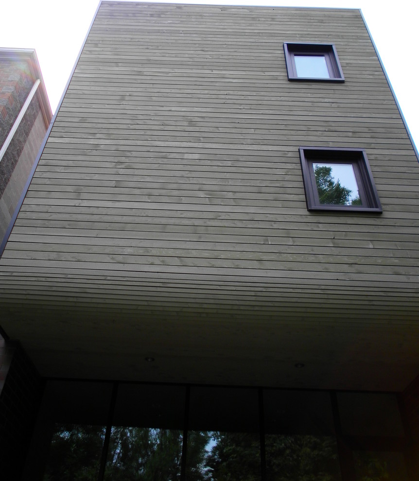 Curved Cedar Rainscreen - Contemporary - Exterior - Chicago - by Wood ...