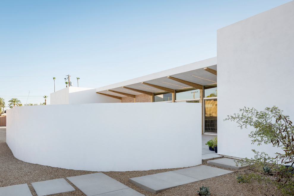 Curved Wall Contemporary Exterior Phoenix by The Ranch Mine Houzz