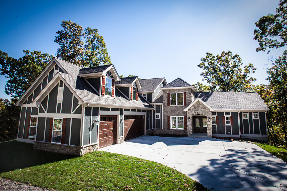 Custom 2Story Luxury Home Ballwin, MO Craftsman Exterior St