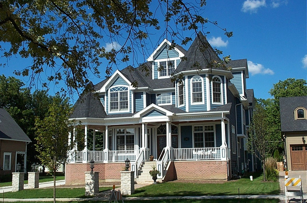 Immagine della facciata di una casa vittoriana