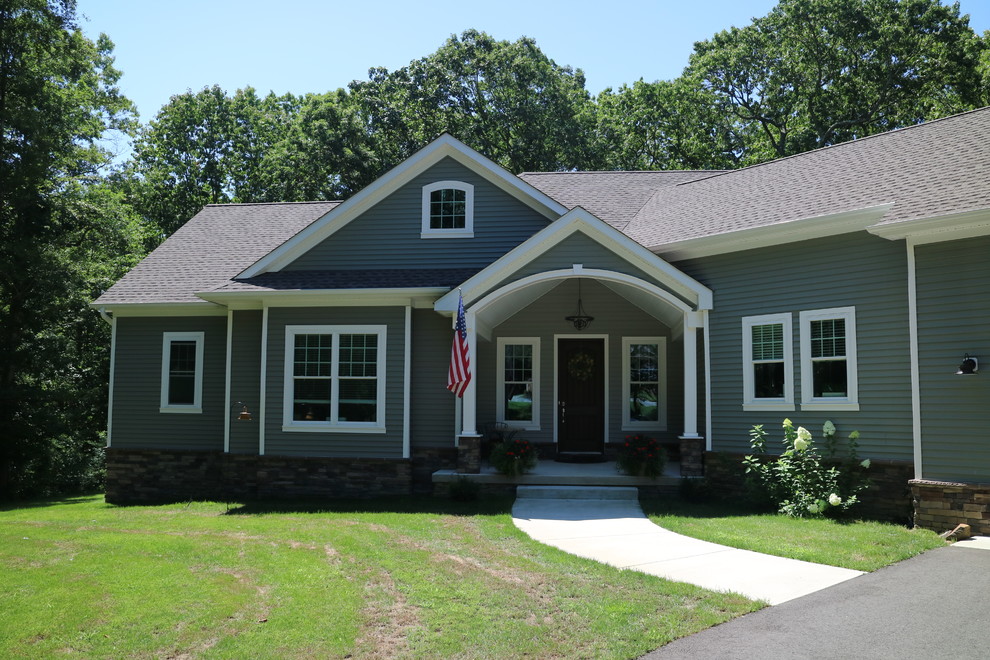 Custom Cape Style HomeMullica Hill, NJ Craftsman Exterior Philadelphia by J Nastasi