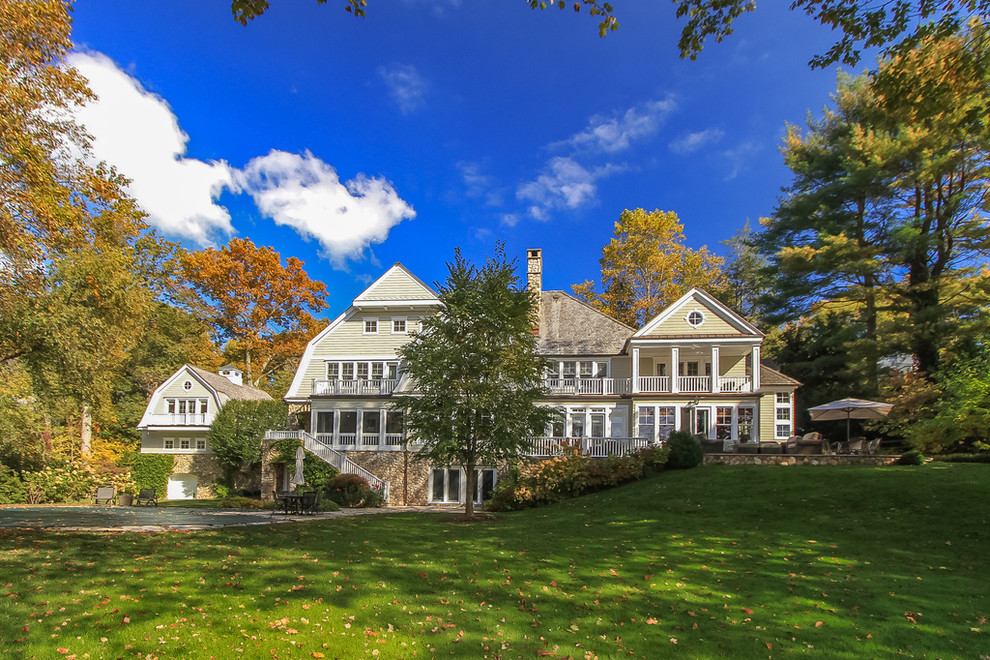 Custom Design/Build Project in Rye Transitional Exterior New York