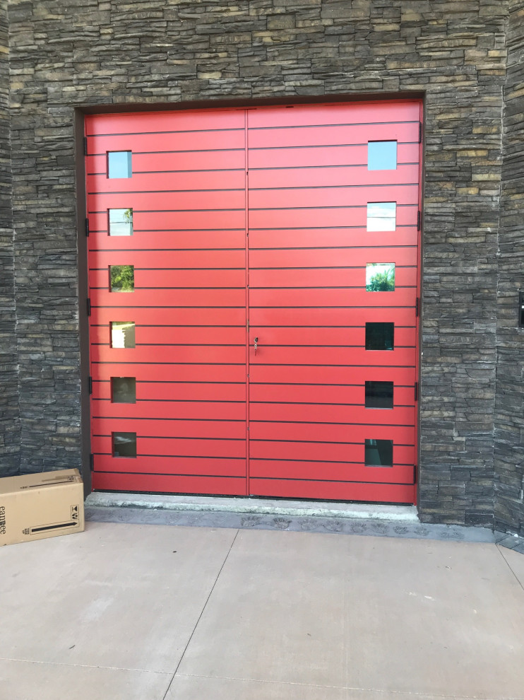 Custom Double Doors Modern Exterior Miami by Palm Beach Puerta