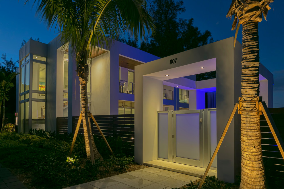 Custom Home Boca Raton Contemporary Exterior Miami by Vintage