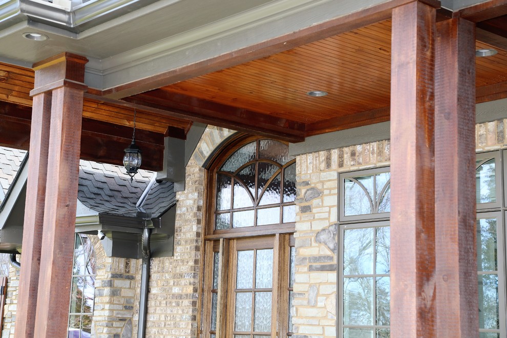 Custom Home Exterior Nashville by C. Laney and Sons Construction