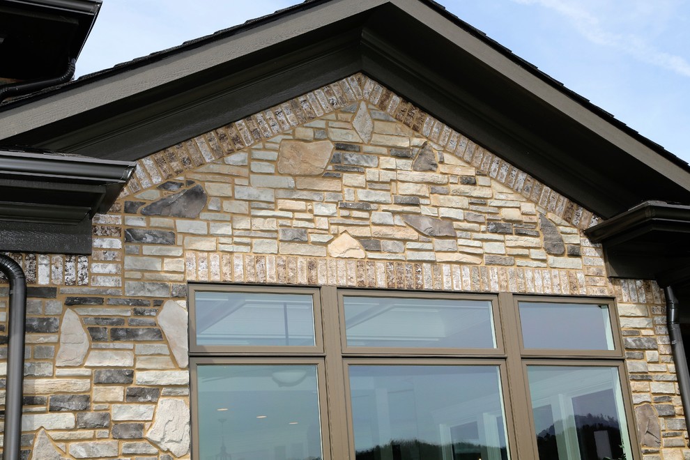 Custom Home Exterior Nashville by C. Laney and Sons Construction