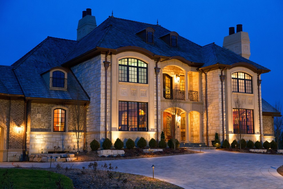 Пример оригинального дизайна: дом в классическом стиле