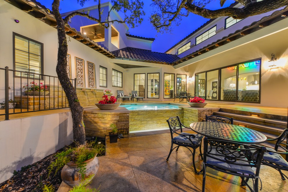 Custom Home Inverness San Antonio, Texas Transitional Exterior Austin by MSA