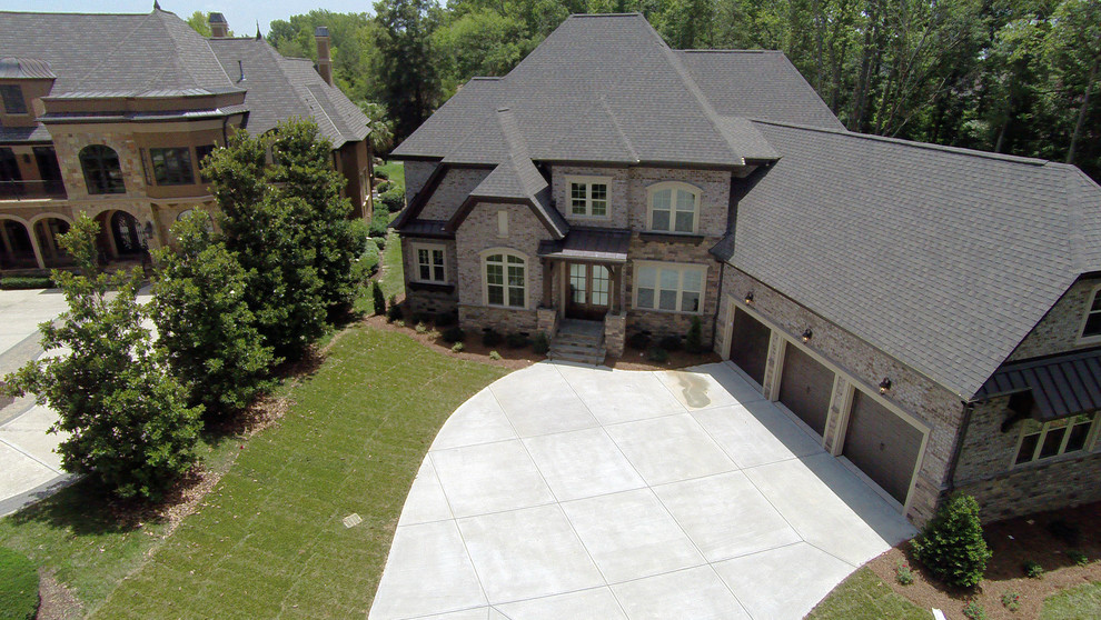 Custom Home Providence Downs South Craftsman Façade Charlotte