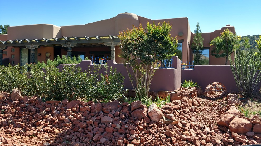 Custom Home Sedona, Arizona Southwestern Exterior Phoenix by