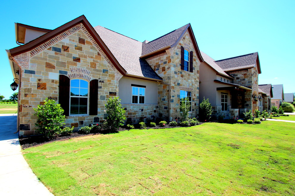 Custom Homes Transitional Exterior Dallas by Couto Homes Houzz
