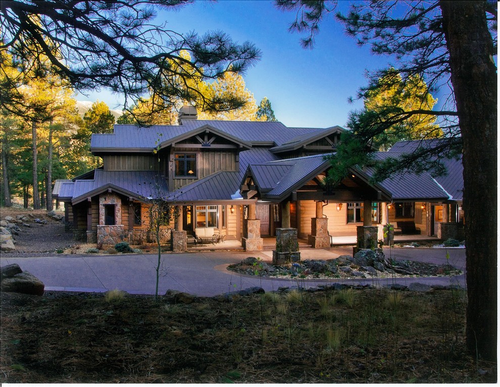 Custom Mountain Homes of Northern Arizona Craftsman Exterior