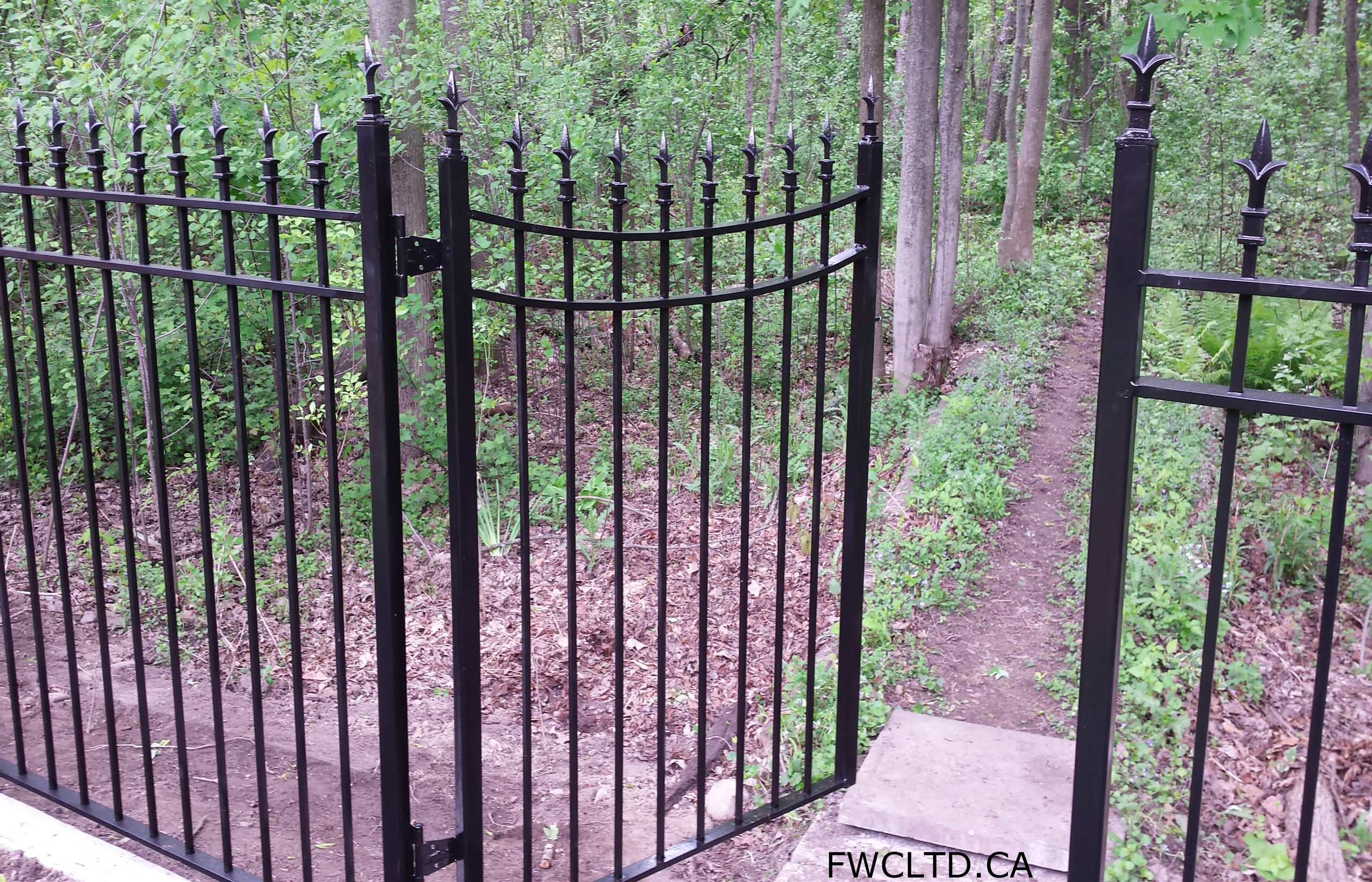 Custom Ornamental Metal Fence With Archd Gates Modern Exterior Toronto By Fwc Ltd Houzz