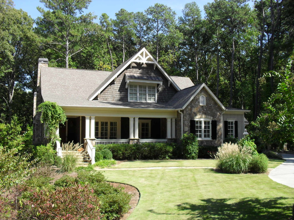 Inspiration for a craftsman exterior home remodel in Atlanta