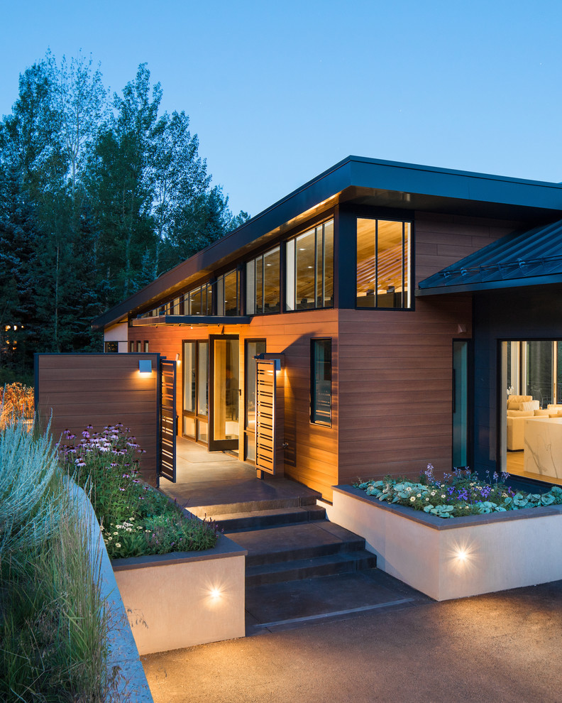 Custom Residences Interior Lighting Modern Exterior Denver by